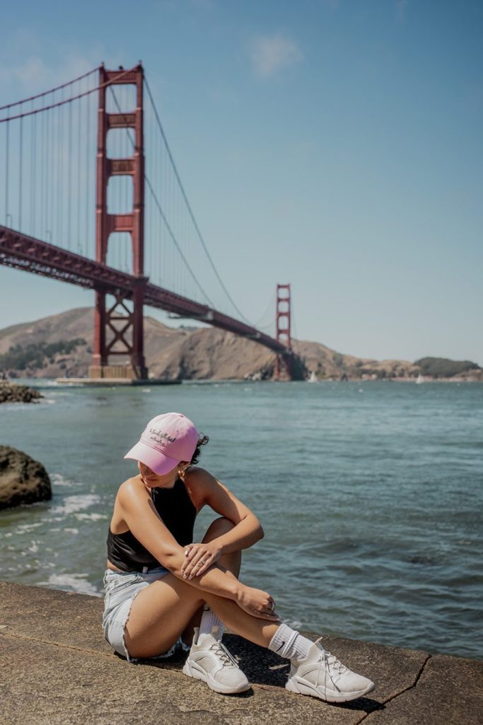 8 of the best places to get photos with the Golden Gate Bridge 8 Postcards from Hawaii Travel & Lifestyle blog 8 OF THE BEST PLACES TO GET PHOTOS WITH THE GOLDEN GATE BRIDGE, Gabriella Wisdom, Golden Gate Bridge picture spot, Golden Gate Bridge photo spots, Golden Gate Bridge park, San Francisco, Fort Point