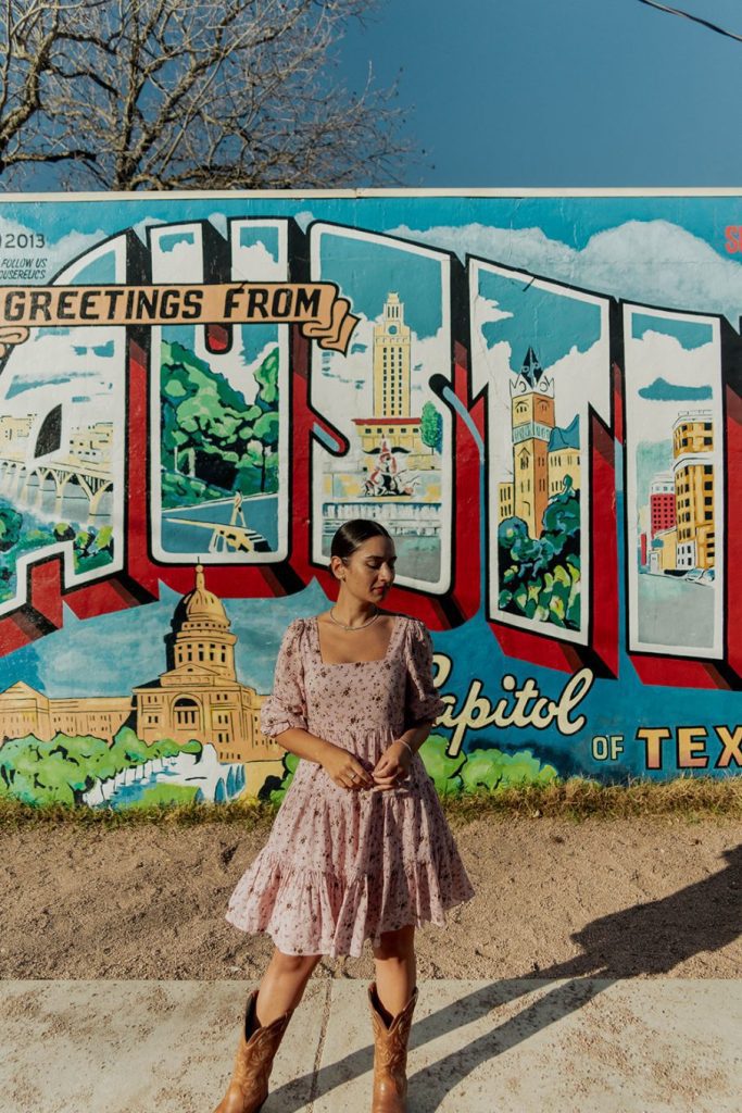 5 best and most Instagrammable murals in Austin, Texas 6 5 best and most Instagrammable murals in Austin, Texas TikTok, greetings from Austin, Love from Austin, Don't mess with Texas, I love you so much mural