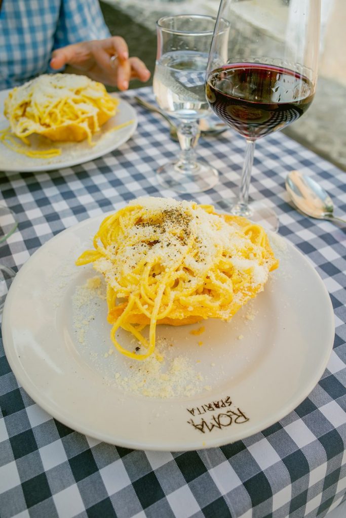 14 best places in Rome to take photos - Rome Instagram & TikTok Guide 11 Postcards from Hawaii Travel and Lifestyle Blog Gabriella Wisdom 14 best places in Rome to take photos, Rome Instagram & TikTok Guide Ristorante Roma Sparita Cacio e Pepe