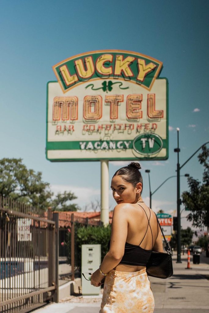 5 Most Instagrammable places in Las Vegas for content creators 16 Most Instagrammable places in Vegas for content creators, Instagra Guide Las Vegas, Vegas photo spots, 7 Magic Mountains, Bellagio Fountains, Welcome to Fabulous Las Vegas sign, Neon Museum, Fremont St