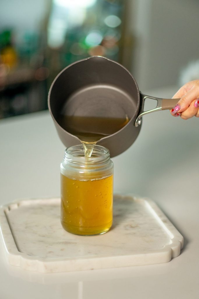 How to make vegetable broth (stock or bouillon) with vegetable scraps 8 DSC09559
