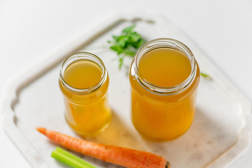 How to make vegetable broth (stock or bouillon) with vegetable scraps 1 DSC09568