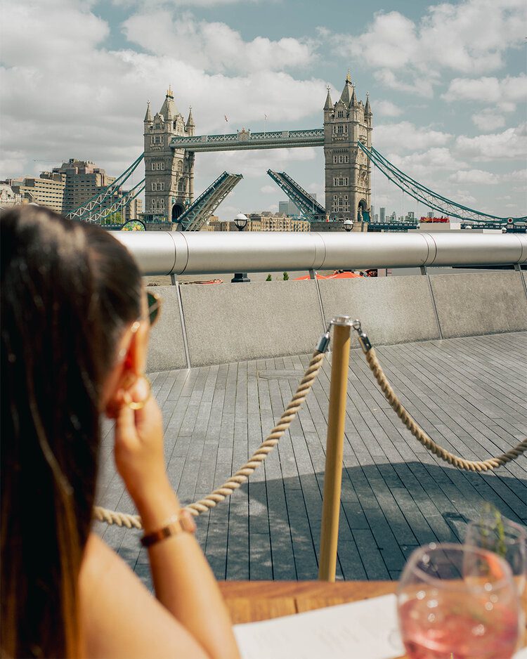 18 most Instagrammable cafés & restaurants in London 69 PostcardsfromHawaii10mostInstagrammablecafesrestaurantsinLondonTravelBlogBestrestaurantsinLondonTavolinoMoreLondonTowerBridgeRiverThames