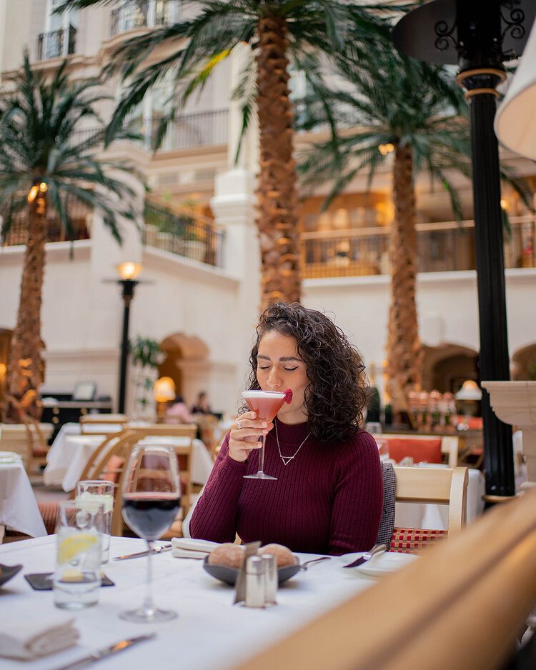 18 most Instagrammable cafés & restaurants in London 11 PostcardsfromHawaii10mostInstagrammablecafesrestaurantsinLondonTravelBlogWinterGardenTheLandmarkHotelMarylebone