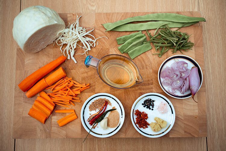 Mauritian achard légumes (vegetable pickle) recipe 3 PostcardsfromHawaiiMauritianAchardLegumesVegetablePickleRecipeMauritius 2