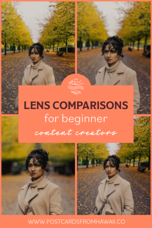 Postcards from Hawaii Travel Lifestyle blog Camera equipment lens comparisons for new bloggers content creators photographers Leica Sony Voigtlander Urth Tiffen